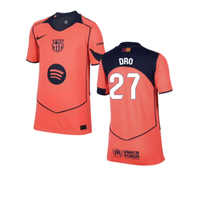2025-2026 Barcelona Third Shirt (Kids) (Dro 27)