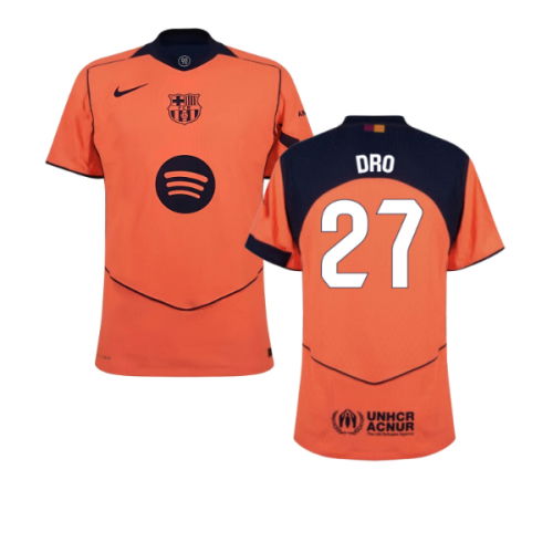 2025-2026 Barcelona Authentic Third Shirt (Dro 27)