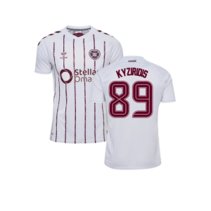 2025-2026 Hearts Away Shirt (Kyziridis 89)
