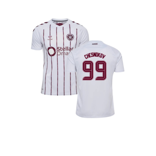 2025-2026 Hearts Away Shirt (Chesnokov 99)