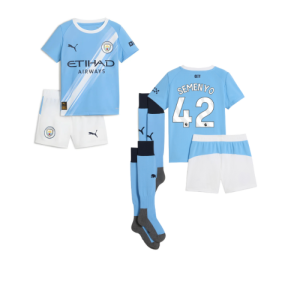 2025-2026 Man City Home Mini Kit (Semenyo 42)