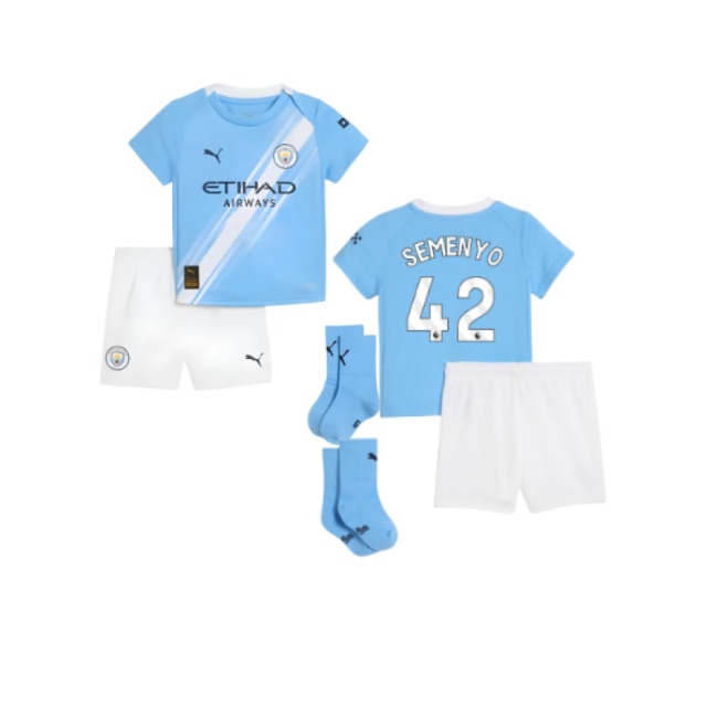 2025-2026 Man City Home Baby Kit (Semenyo 42)