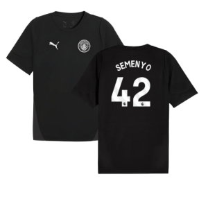 2025-2026 Man City Training Jersey (Black) (Semenyo 42)