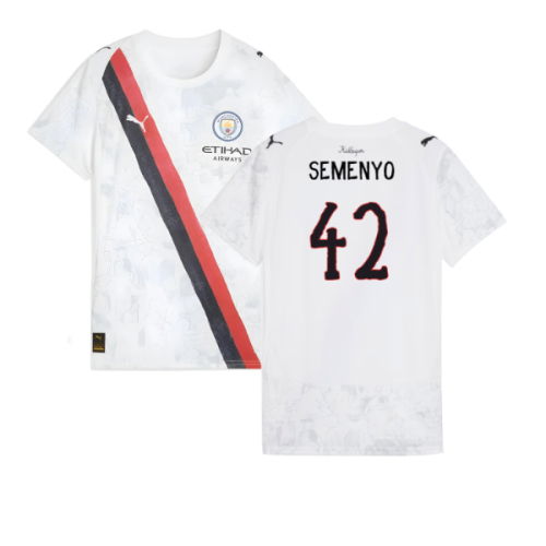 2025-2026 KIDSUPER x Manchester City CWC Shirt (White) - Womens (Semenyo 42)