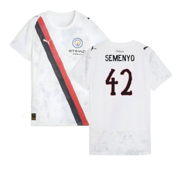 2025-2026 KIDSUPER x Manchester City CWC Shirt (White) - Womens (Semenyo 42)