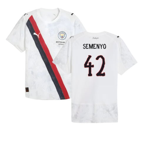 2025-2026 KIDSUPER x Manchester City CWC Authentic Shirt (White) (Semenyo 42)