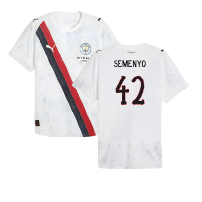 2025-2026 KIDSUPER x Manchester City CWC Authentic Shirt (White) (Semenyo 42)