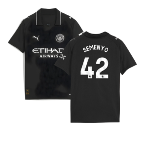 2025-2026 Man City Away Shirt (Kids) (Semenyo 42)