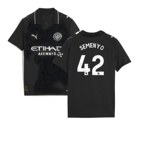 2025-2026 Man City Away Shirt (Kids) (Semenyo 42)