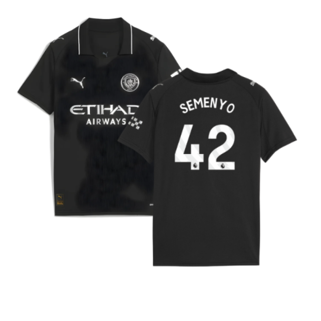 2025-2026 Man City Away Shirt (Kids) (Semenyo 42)