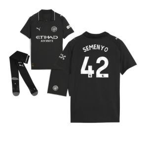 2025-2026 Man City Away Mini Kit (Semenyo 42)