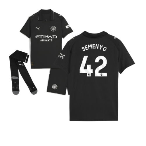 2025-2026 Man City Away Mini Kit (Semenyo 42)
