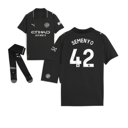 2025-2026 Man City Away Mini Kit (Semenyo 42)
