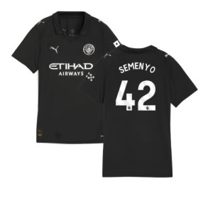 2025-2026 Man City Away Shirt (Womens) (Semenyo 42)