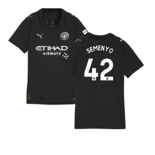 2025-2026 Man City Away Shirt (Womens) (Semenyo 42)