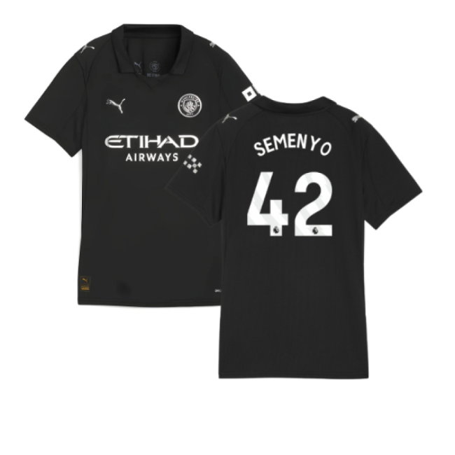 2025-2026 Man City Away Shirt (Womens) (Semenyo 42)