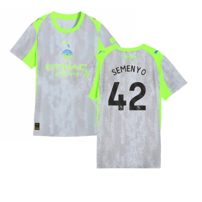 2025-2026 Man City Third Shirt (Womens) (Semenyo 42)