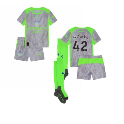 2025-2026 Man City Third Mini Kit (Semenyo 42)