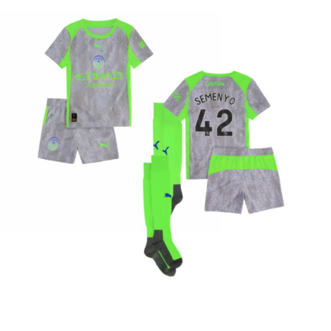2025-2026 Man City Third Mini Kit (Semenyo 42)