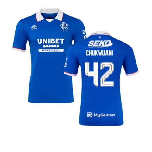2025-2026 Rangers Authentic Home Shirt (Chukwuani 42) 2025-2026 Rangers Authentic Home Shirt (Chukwuani 42)