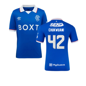 2025-2026 Rangers Home Shirt (Kids) (Chukwuani 42)