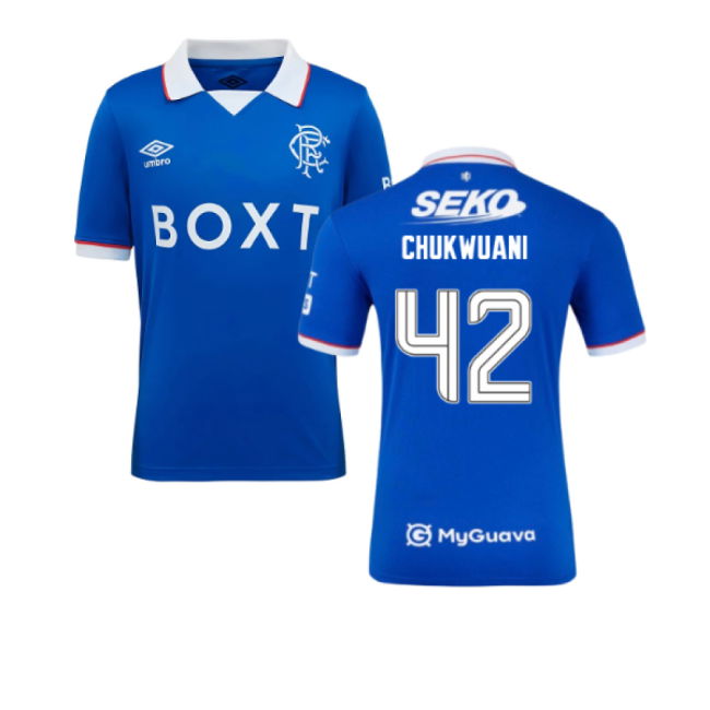 2025-2026 Rangers Home Shirt (Kids) (Chukwuani 42)