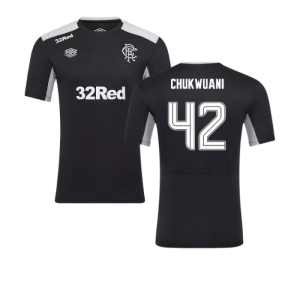 2025-2026 Rangers Pro Training Tee (Caviar) (Chukwuani 42)