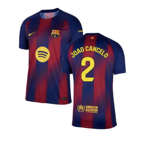 2025-2026 Barcelona Home Shirt (Joao Cancelo 2)
