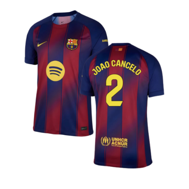 2025-2026 Barcelona Home Shirt (Joao Cancelo 2)