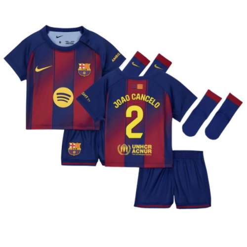 2025-2026 Barcelona Home Baby Kit (Joao Cancelo 2)