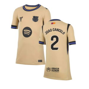 2025-2026 Barcelona Away Shirt (Kids) (Joao Cancelo 2)