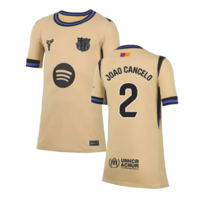 2025-2026 Barcelona Away Shirt (Kids) (Joao Cancelo 2)