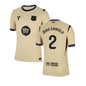 2025-2026 Barcelona Authentic Away Shirt (Joao Cancelo 2)
