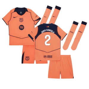 2025-2026 Barcelona Third Mini Kit (Joao Cancelo 2)
