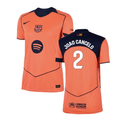 2025-2026 Barcelona Third Shirt (Womens) (Joao Cancelo 2)