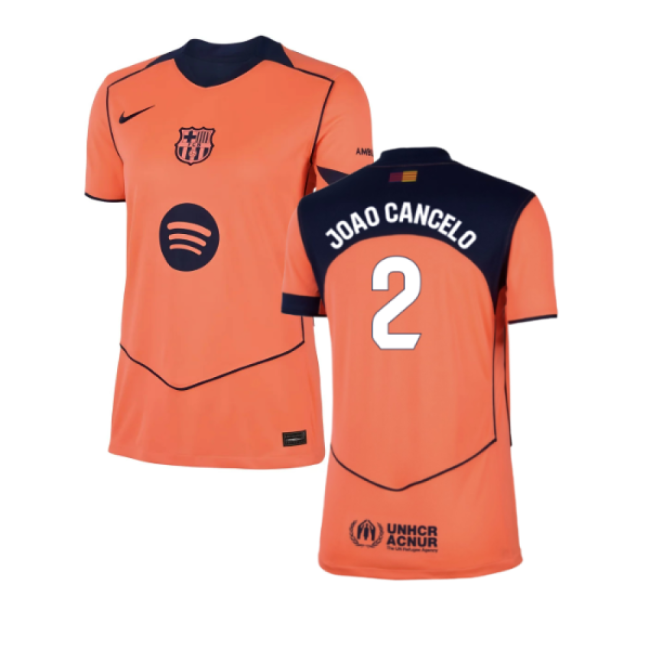 2025-2026 Barcelona Third Shirt (Womens) (Joao Cancelo 2)