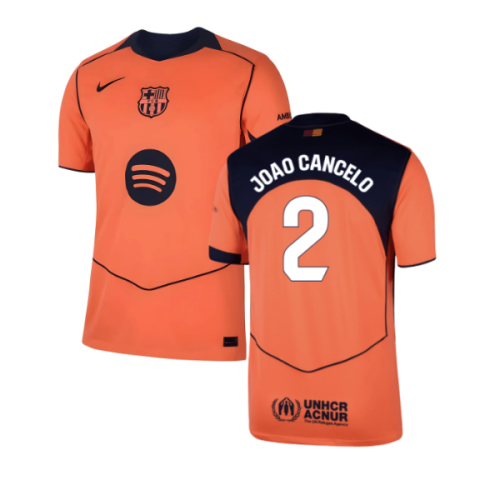 2025-2026 Barcelona Third Shirt (Joao Cancelo 2)