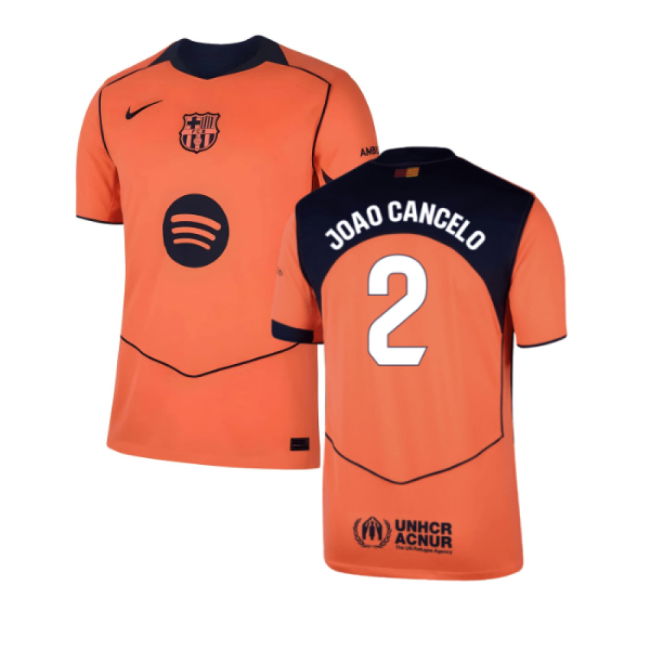 2025-2026 Barcelona Third Shirt (Joao Cancelo 2)