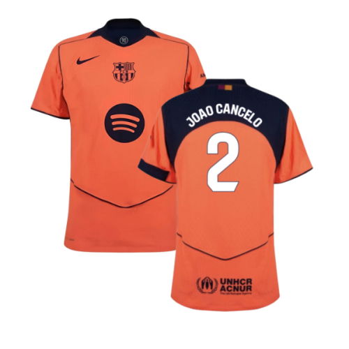2025-2026 Barcelona Authentic Third Shirt (Joao Cancelo 2)