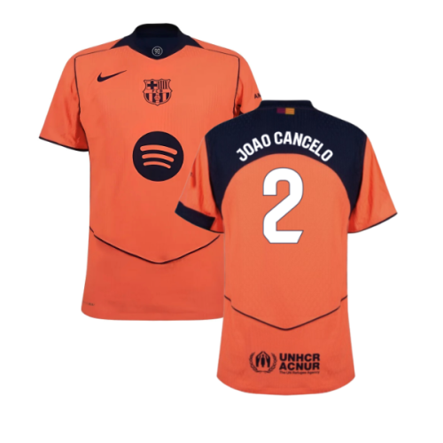 2025-2026 Barcelona Authentic Third Shirt (Joao Cancelo 2)