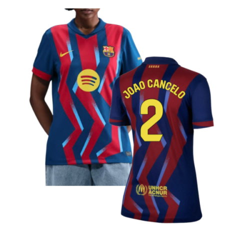 2025-2026 Barcelona Fourth Shirt - Womens (Joao Cancelo 2)