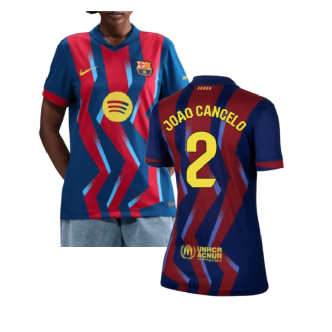 2025-2026 Barcelona Fourth Shirt - Womens (Joao Cancelo 2)