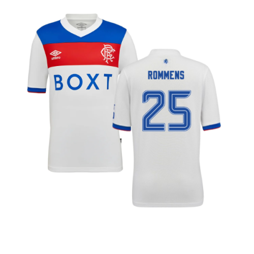 2025-2026 Rangers Away Shirt (Kids) (Rommens 25)