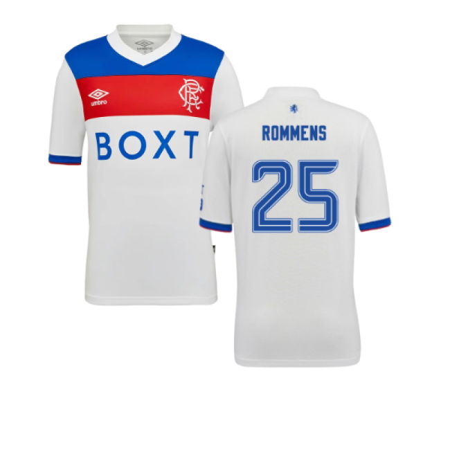 2025-2026 Rangers Away Shirt (Kids) (Rommens 25)