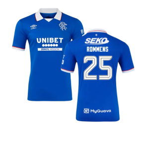 2025-2026 Rangers Authentic Home Shirt (Rommens 25)