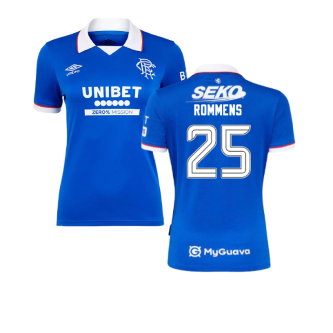 2025-2026 Rangers Home Shirt - Womens (Rommens 25)