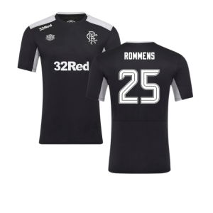 2025-2026 Rangers Pro Training Tee (Caviar) (Rommens 25)