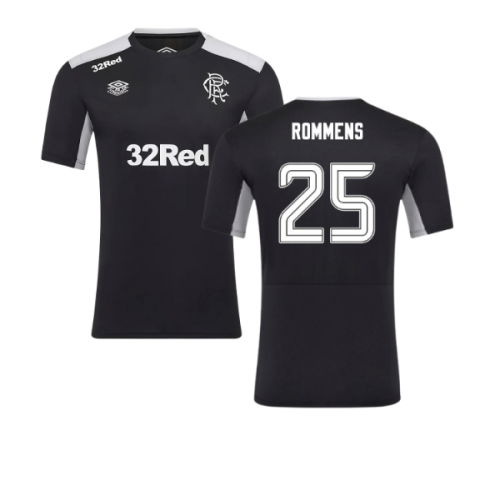2025-2026 Rangers Pro Training Tee (Caviar) (Rommens 25)