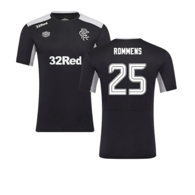 2025-2026 Rangers Pro Training Tee (Caviar) (Rommens 25)
