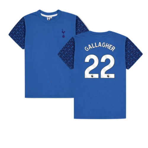 Tottenham Hotspur Graphic T-shirt (Blue) - Kids (Gallagher 22)